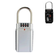 Cassetta portachiavi con password Cassetta password per sito decorativo a parete per uso domestico, Black, Silver