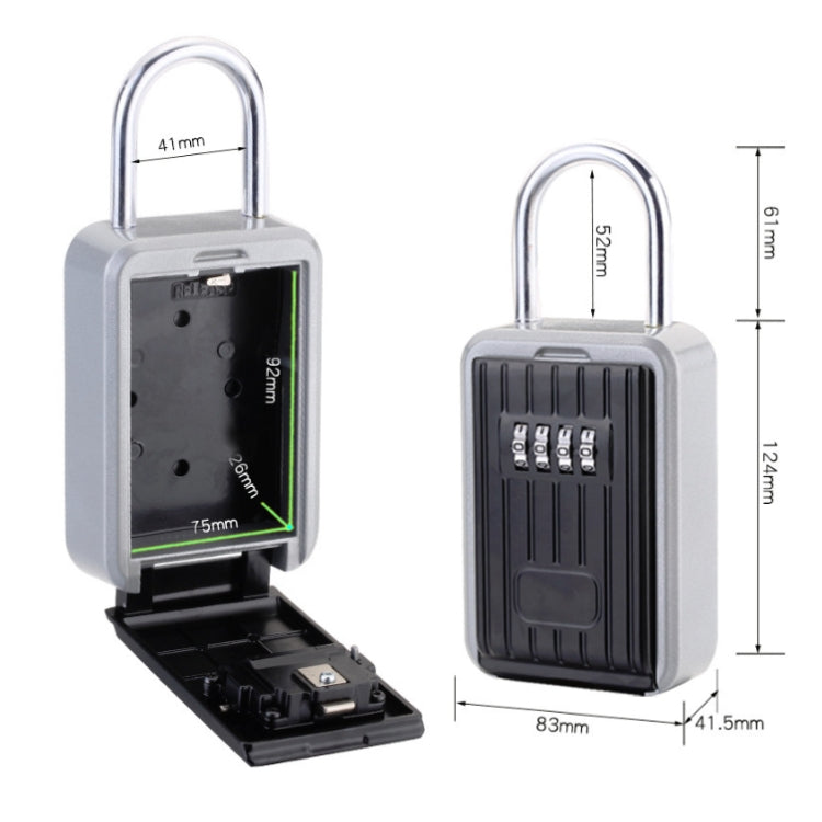 Cassetta portachiavi metallica con password e waterproof