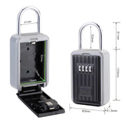 Cassetta portachiavi con password Cassetta metallica a parete Cassetta con password Cassetta portaoggetti antifurto per chiavi esterne, Regular, Waterproof Cover