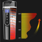 Tazza termica per bottiglia d'acqua per riscaldamento auto da 450 ml Tazza per acqua bollente universale per camion per auto, Car Models, Home Car Dual-use