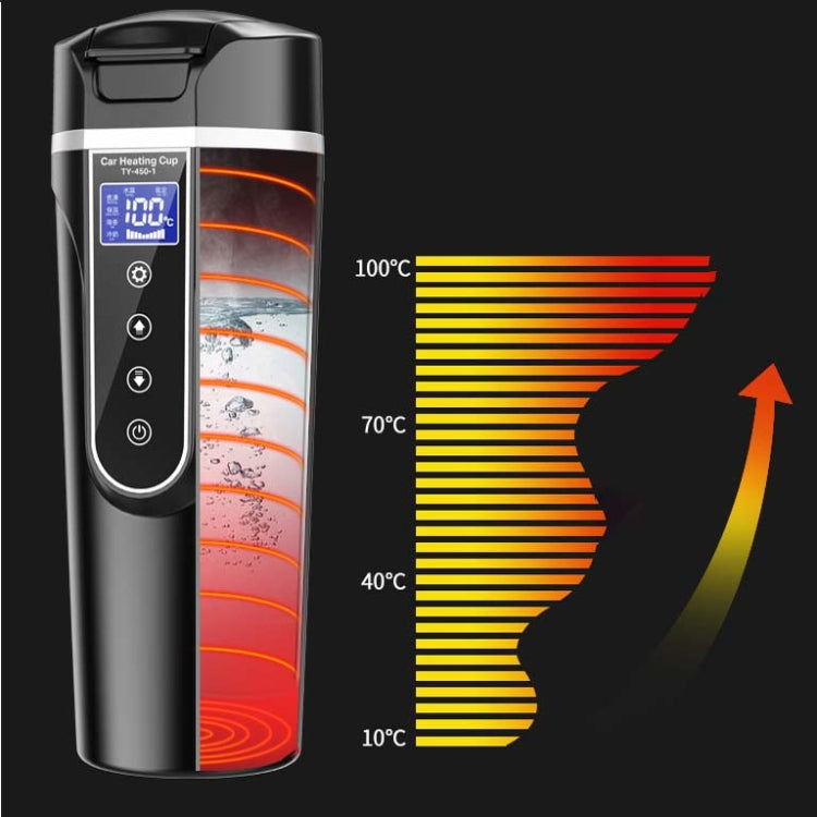 Tazza termica per bottiglia d'acqua per riscaldamento auto da 450 ml Tazza per acqua bollente universale per camion per auto, Car Models, Home Car Dual-use