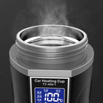 Tazza termica per bottiglia d'acqua per riscaldamento auto da 450 ml Tazza per acqua bollente universale per camion per auto, Car Models, Home Car Dual-use