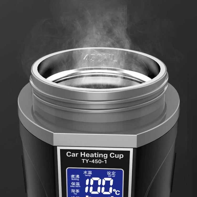 Tazza termica per bottiglia d'acqua per riscaldamento auto da 450 ml Tazza per acqua bollente universale per camion per auto, Car Models, Home Car Dual-use