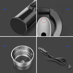 Tazza termica per bottiglia d'acqua per riscaldamento auto da 450 ml Tazza per acqua bollente universale per camion per auto, Car Models, Home Car Dual-use