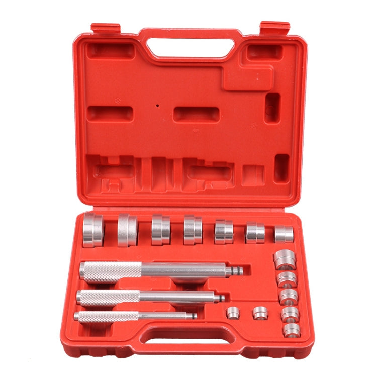 Estrattore per installazione cuscinetti piccolo 17 in 1 in lega di alluminio per smontaggio cuscinetti, 17 In 1(Red), 17 In 1(Blue)