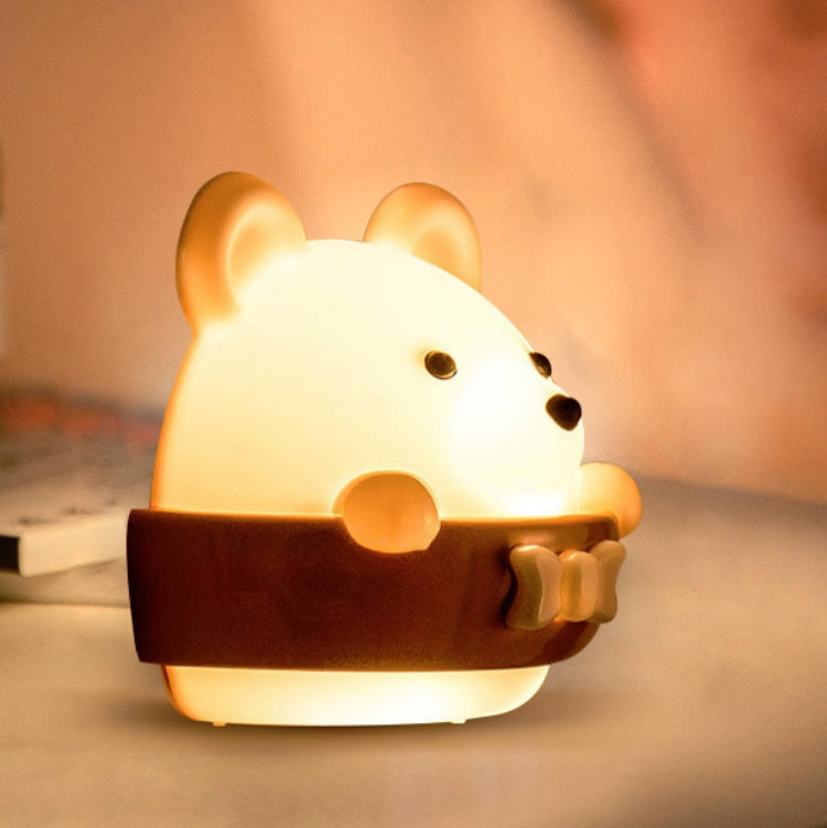 Lampada da parete per protezione degli occhi da comodino con luce notturna telecomandata Bear con 3 modalità di luce, CN Plug, Rechargeable