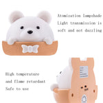 Lampada da parete per protezione degli occhi da comodino con luce notturna telecomandata Bear con 3 modalità di luce, CN Plug, Rechargeable