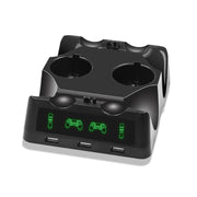 Base di ricarica multifunzionale per caricabatterie per gamepad iPlay per PS4 VR/PS VR/PS Move, For PS4 VR/PS VR/PS Move