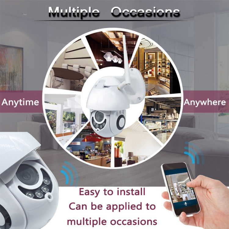 Telecamera IP PTZ WiFi Dome 1080P con Interfono Vocale