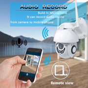 Controllo PTZ Telecamera smart dome WiFi a infrarossi con rotazione di 355 gradi, monitor interfono vocale bidirezionale, OU-A1IN