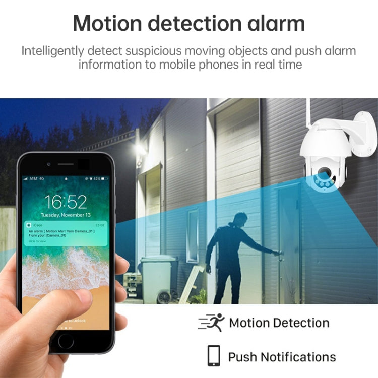 Telecamera IP PTZ WiFi Dome 1080P con Interfono Vocale