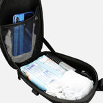 Per Xiaomi No. 9 Scooter elettrico Borsa anteriore per auto pieghevole elettrica in pelle PU impermeabile EVA con guscio rigido, 30 x 16.5 x 14.5cm