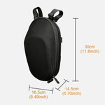 Per Xiaomi No. 9 Scooter elettrico Borsa anteriore per auto pieghevole elettrica in pelle PU impermeabile EVA con guscio rigido, 30 x 16.5 x 14.5cm