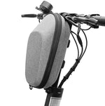Per Xiaomi No. 9 Scooter elettrico Borsa anteriore per auto pieghevole elettrica in pelle PU impermeabile EVA con guscio rigido, 30 x 16.5 x 14.5cm