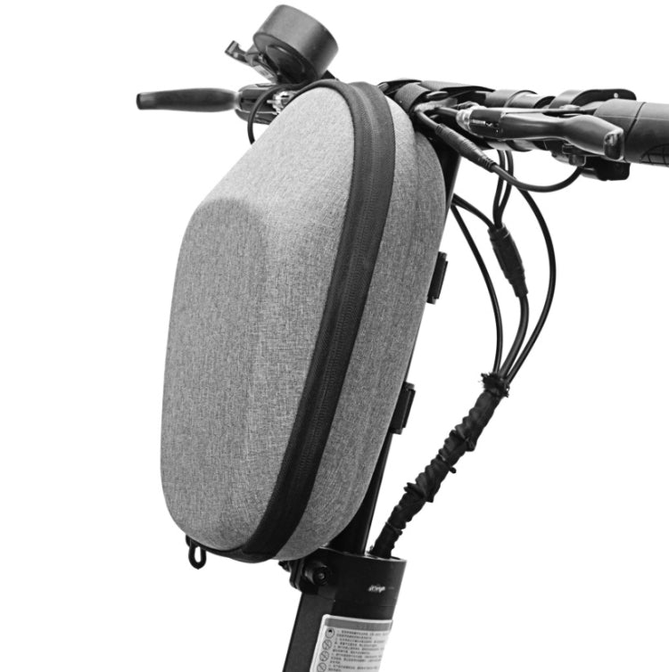Per Xiaomi No. 9 Scooter elettrico Borsa anteriore per auto pieghevole elettrica in pelle PU impermeabile EVA con guscio rigido, 30 x 16.5 x 14.5cm