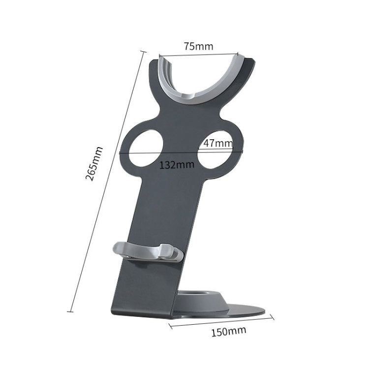 Accessori per aspirapolvere con staffa verticale senza punzonatura per asciugacapelli per Dyson V6/7/8/DC58/60/62