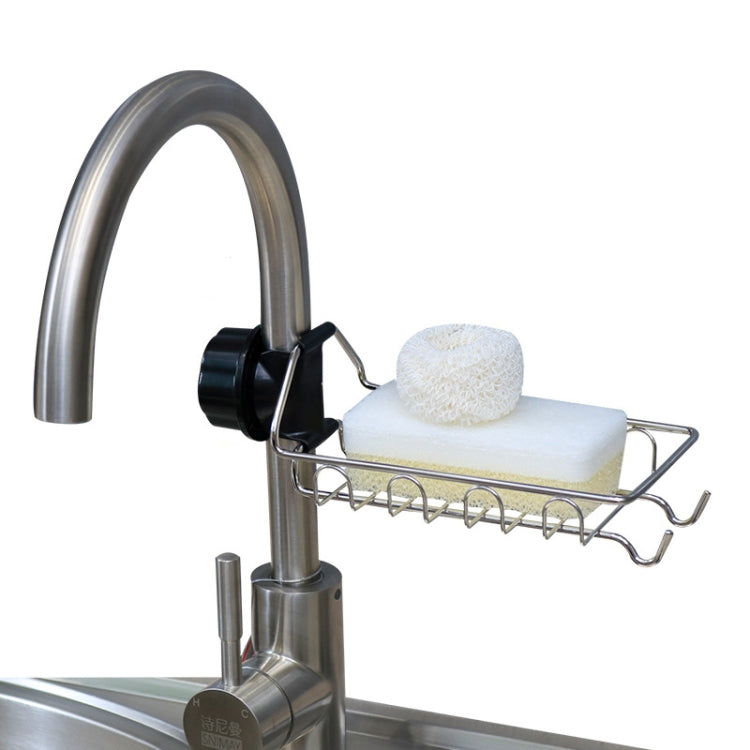 Scaffale per rubinetto da 2 pezzi in acciaio inossidabile perforato per lavello da cucina, scolapiatti per spugna, Type A, Type B, Type C