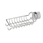 Scaffale per rubinetto da 2 pezzi in acciaio inossidabile perforato per lavello da cucina, scolapiatti per spugna, Type A, Type B, Type C