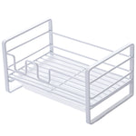 Scolapiatti in ferro da cucina, portasapone, strofinaccio in acciaio, Kitchen Drain Rack