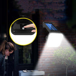 Lampada da parete solare LED impermeabile IP65