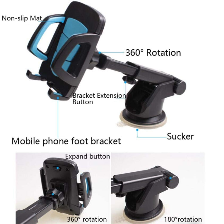 3 set supporto per telefono per auto presa d'aria per auto supporto per telefono cellulare ventosa pannello strumenti di navigazione generale, 2 in 1, 3 in 1