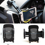 3 set supporto per telefono per auto presa d'aria per auto supporto per telefono cellulare ventosa pannello strumenti di navigazione generale, 2 in 1, 3 in 1