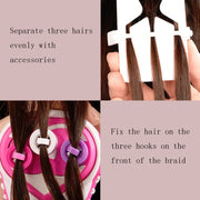 Macchina per trecce per capelli a tre fili, giocattolo elettrico per legare i capelli dei bambini, Three-Strand Hair Braid Machine