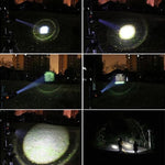 Torcia elettrica mini abbagliante con zoom telescopico ricaricabile a LED per esterni, Single, Set