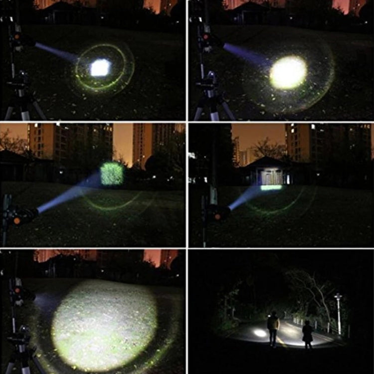Torcia elettrica mini abbagliante con zoom telescopico ricaricabile a LED per esterni, Single, Set