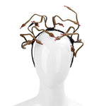 Copricapo di Halloween Carnival Stage Props Copricapo Medusa Snake Cosplay Fascia, Cosplay Headband