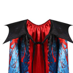 Halloween Dress Up Mantello stampato a doppio strato per bambini, Free Size