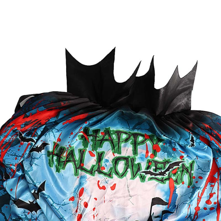 Halloween Dress Up Mantello stampato a doppio strato per bambini, Free Size