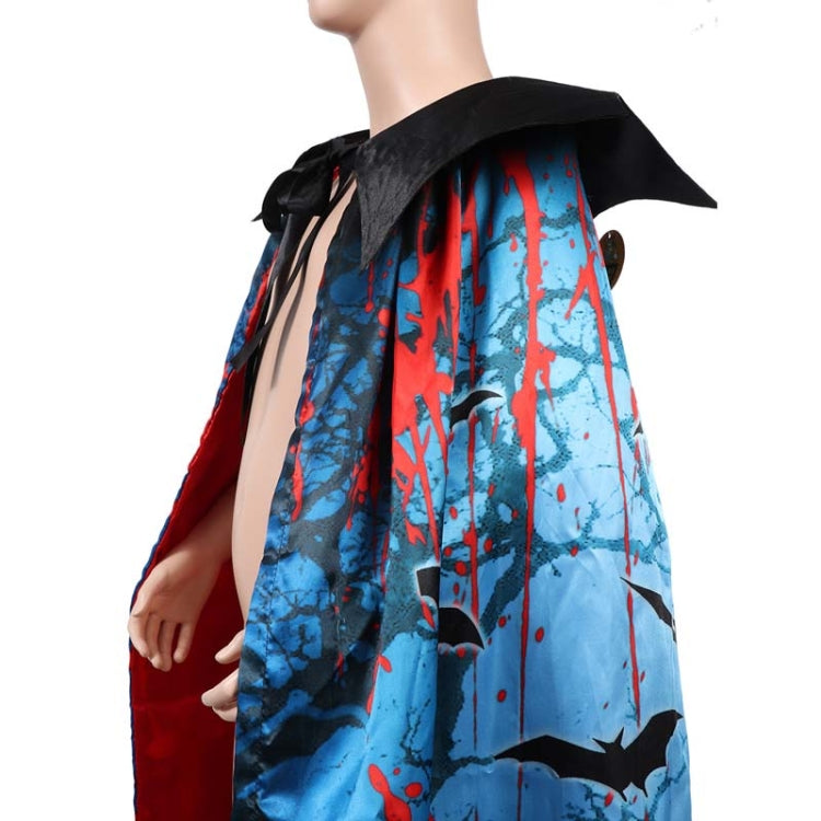 Halloween Dress Up Mantello stampato a doppio strato per bambini, Free Size