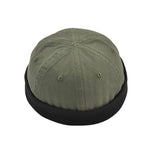 G12606 Cappello da padrone di casa Cappello in pelle di melone selvatico retrò Cappello anguria, G12606 Black, G12606 Dark Blue, G12606 Army Green