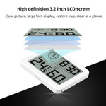 Orologio elettronico automatico multifunzione per monitoraggio della temperatura e dell'umidità con ampio schermo LCD da 3,2 pollici, Automatic Monitor