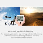 Orologio elettronico automatico multifunzione per monitoraggio della temperatura e dell'umidità con ampio schermo LCD da 3,2 pollici, Automatic Monitor
