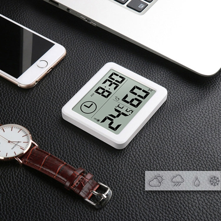 Orologio elettronico automatico multifunzione per monitoraggio della temperatura e dell'umidità con ampio schermo LCD da 3,2 pollici, Automatic Monitor