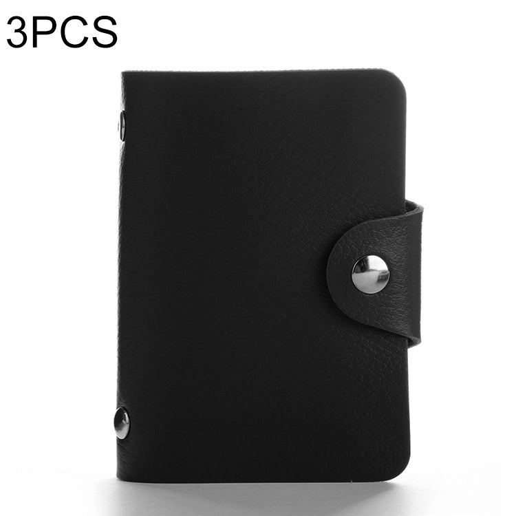 Custodia portafoglio trasparente con 24 slot per carte