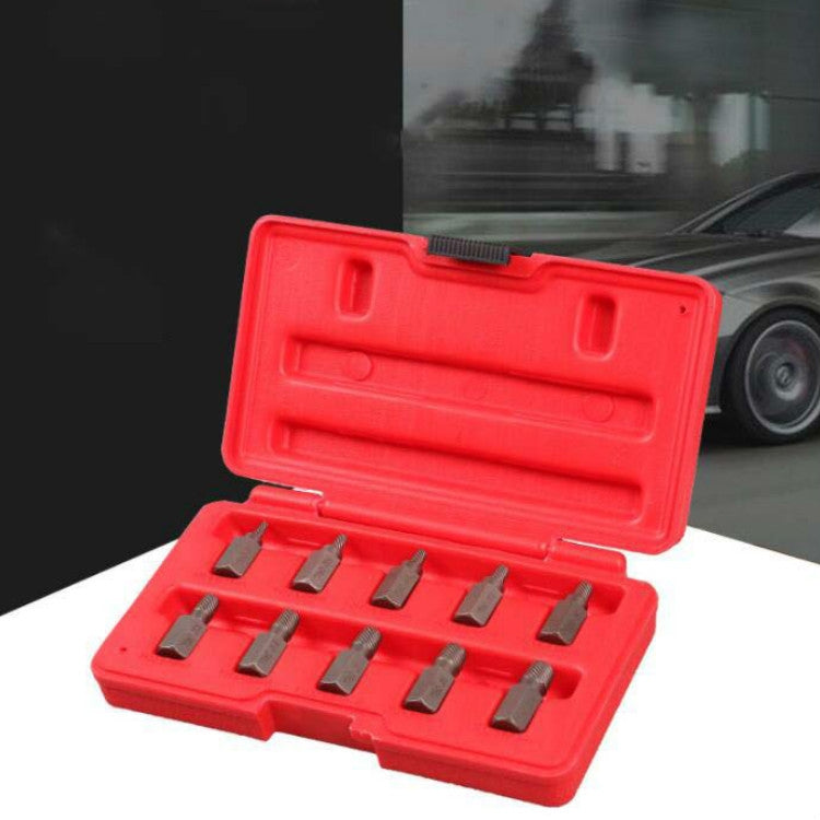 Strumento per la rimozione del dado della vite rotta dell'estrattore di bulloni 10 in 1, 10 In 1 Bolt Extractor