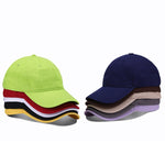 Berretto da baseball Outing Leisure Berretto con visiera Cappello da sole lavato tinta unita, One Size