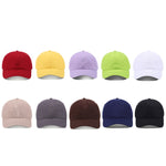 Berretto da baseball Outing Leisure Berretto con visiera Cappello da sole lavato tinta unita, One Size