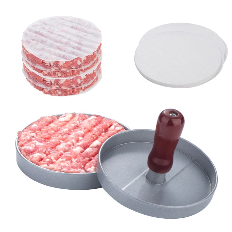 Pressa per carne per hamburger Stampo per polpette di carne Pressa per carne Burger Maker, 1PC Brown Handle