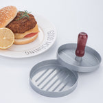 Pressa per carne per hamburger Stampo per polpette di carne Pressa per carne Burger Maker, 1PC Brown Handle