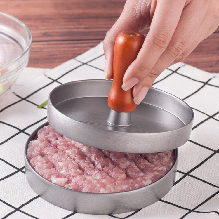 Pressa per carne per hamburger Stampo per polpette di carne Pressa per carne Burger Maker, 1PC Brown Handle