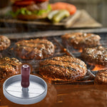Pressa per carne per hamburger Stampo per polpette di carne Pressa per carne Burger Maker, 1PC Brown Handle