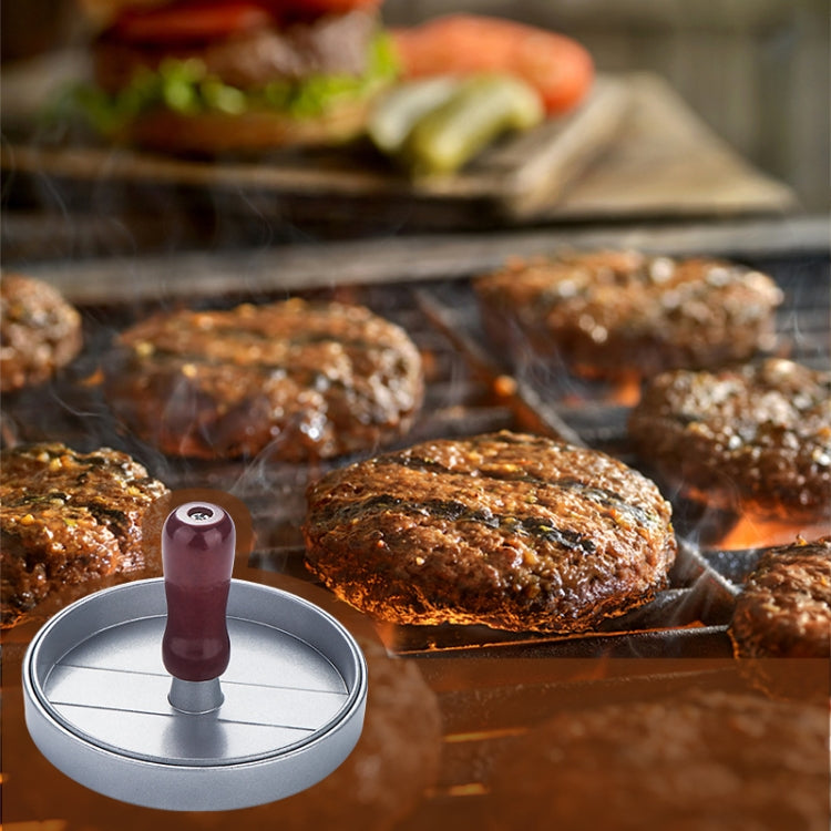 Pressa per carne per hamburger Stampo per polpette di carne Pressa per carne Burger Maker, 1PC Brown Handle