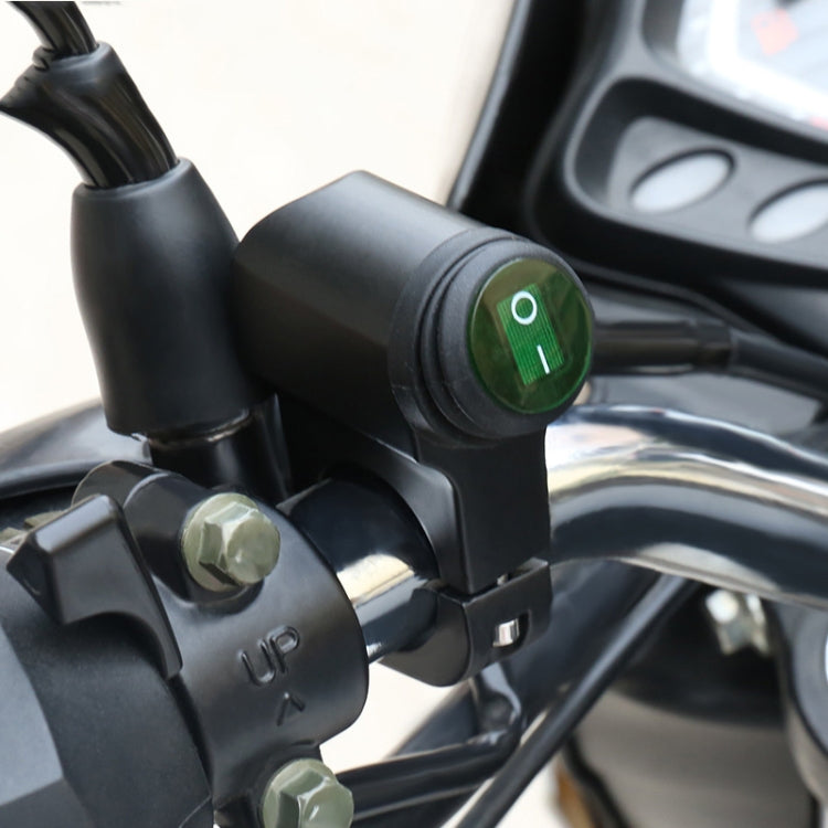 Accessori per interruttori impermeabili a LED con rubinetto in lega di alluminio per motocicletta