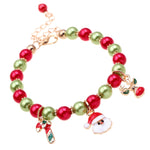 Regalo di Natale con braccialetto con renna di Babbo Natale da 5 pezzi
