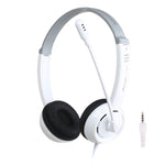 DANYIN DT326 Computer desktop montato sulla testa Cuffie con filo per apprendimento per bambini con microfono, Lunghezza cavo: 1,8 m, DT326 3.5mm Two-hole White, DT326 3.5mm Two-hole Black, DT326 Single Hole Four-level White                            ...