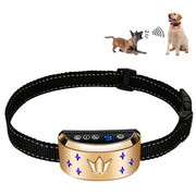 Dispositivo elettronico di addestramento per cani con display digitale Collare per addestramento antiabbaio, Crown Pattern